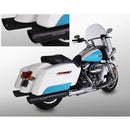 Miller Arlington Euro 4 Slip-On Mufflers for Harley 17-20 Touring (107" engine) / Matte Black / Slash Cut Matte Black  - Customhoj
