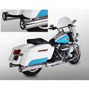 Miller Arlington Euro 4 Slip-On Mufflers for Harley 17-20 Touring (107" engine) / Polished / Straight Matte Black  - Customhoj