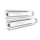 Miller California II Euro 3 Slip-On Mufflers for Victory 10-16 Cruiser / Polished / Straight Polished  - Customhoj