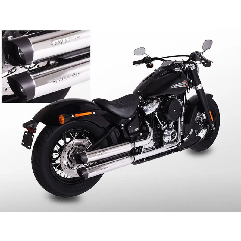 Miller Destiny Euro 5 Slip-On Mufflers for Harley  - Customhoj