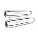 Miller Silverado Euro 2/3/4 Slip-On Mufflers for Harley 2017 XL Sportster / Polished / Tapered Polished  - Customhoj