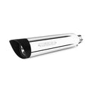 Miller Yukon Euro 5+ Slip-On Muffler for Indian 24-25 Scout 1250cc (excl. Scout Sixty) / Polished / Slash Cut Matte Black  - Customhoj