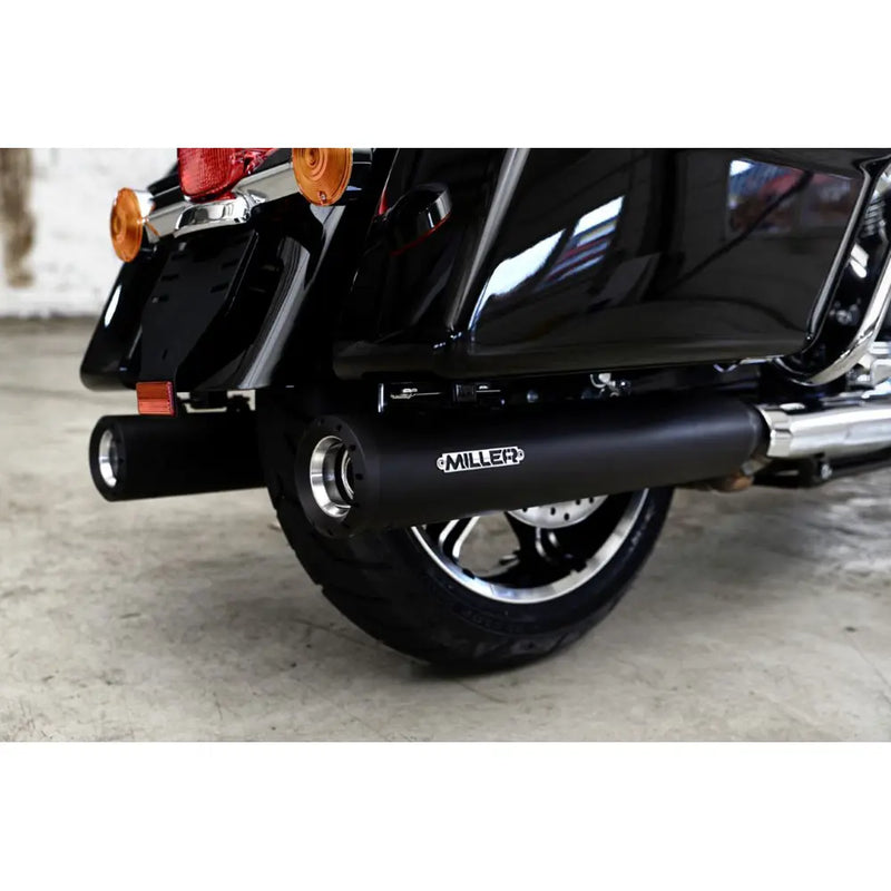 Miller Cleveland Euro 5 Slip-On Mufflers pour Harley