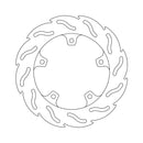 Moto-Master Brake Disc Aprilia RS 660 20-22 Moto-Master Flame Rear Brake Disc for Aprilia Customhoj