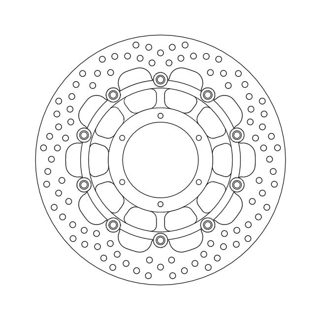 Moto-Master Brake Disc Honda CTX 1300 2014 Moto-Master Halo Front Left Brake Disc for Honda Customhoj