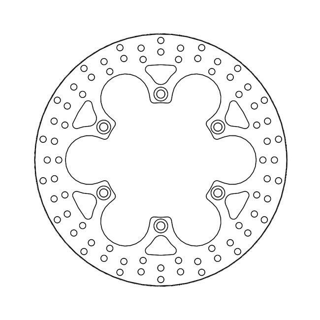 Moto-Master Brake Disc Honda NT 650 Hawk GT 88-90 Moto-Master Halo Front Left Brake Disc for Honda Customhoj