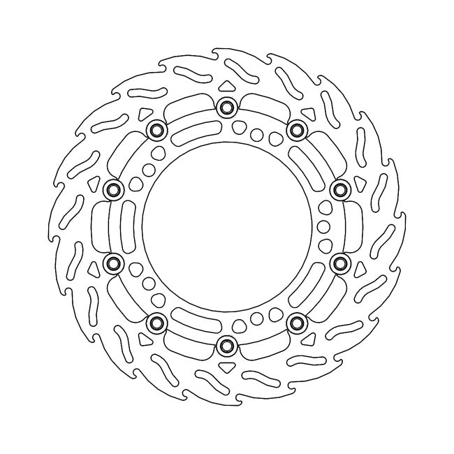 Moto-Master Brake Disc Kawasaki Ninja 650 (ABS) 17-22 Moto-Master Flame Front Right Brake Disc for Kawasaki Customhoj