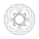 Moto-Master Brake Disc Kawasaki Versys 650 (ABS) 15-22 Moto-Master Halo Rear Brake Disc for Kawasaki Customhoj