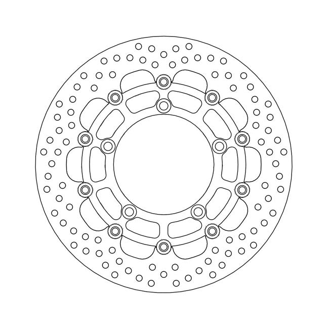 Moto-Master Brake Disc Suzuki Bandit 1200 (non-ABS) 2006 Moto-Master Halo Front Left Brake Disc for Suzuki Customhoj