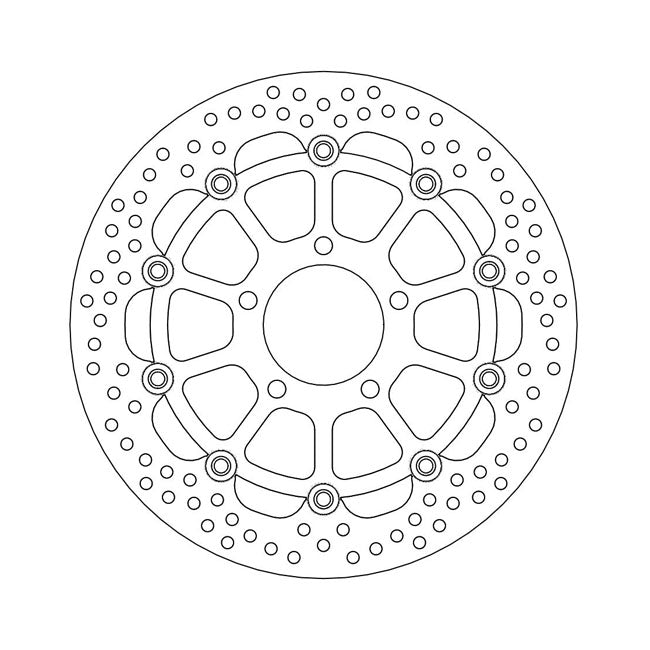 Moto-Master Brake Disc Suzuki C 1800 R RT Intruder 2008 Moto-Master Halo Front Left Brake Disc for Suzuki Customhoj