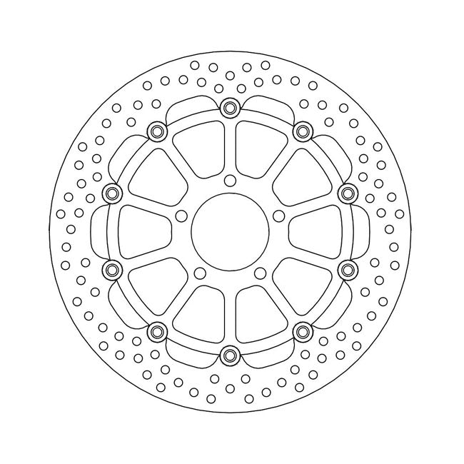 Moto-Master Brake Disc Suzuki GSX 1400 02-07 Moto-Master Halo Front Left Brake Disc for Suzuki Customhoj