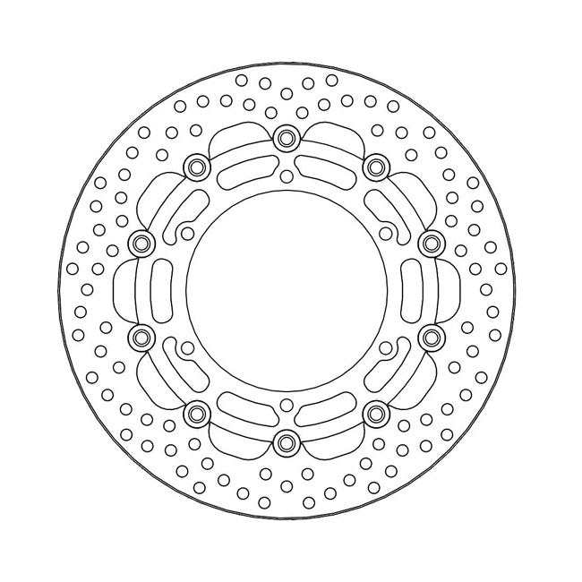 Moto-Master Brake Disc Yamaha BT 1100 Bulldog 02-06 Moto-Master Halo Front Left Brake Disc for Yamaha Customhoj