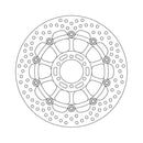 Moto-Master Brake Disc Yamaha FJ 1200 90-95 Moto-Master Halo Front Left Brake Disc for Yamaha Customhoj