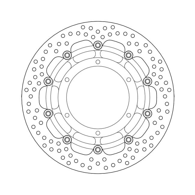 Moto-Master Brake Disc Yamaha XT 660 X 04-16 Moto-Master Halo Front Left Brake Disc for Yamaha Customhoj