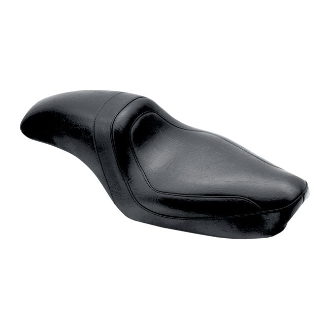 Mustang Fastback 2-Up Seat for Harley 82-03 XL Sportster with 7.9 liter tank / Plain  - Customhoj