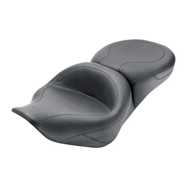 Mustang Standard Touring 2-Up Seat for Harley 97-07 Touring Road King / Street Glide / Plain  - Customhoj