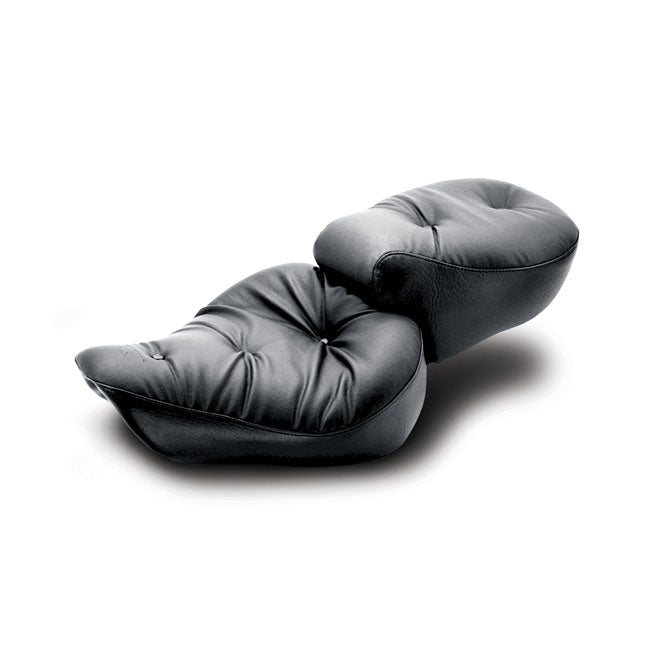 Mustang Wide Touring 2-Up Seat for Harley 96-03 Dyna / Regal  - Customhoj