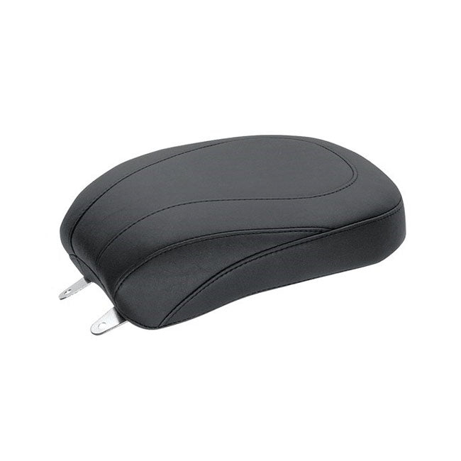 Mustang Wide Tripper Passenger Seat for Harley 00-05 Softail Standard / Springer / Heritage / Black / Plain  - Customhoj