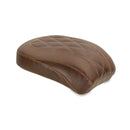 Mustang Wide Tripper Passenger Seat for Harley 00-17 Softail Springer / Heritage / Deluxe / Distressed Brown / Diamond  - Customhoj