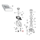 Oil Pump Parts Diagram Exploded View for 77-90 Harley Sportster 16) 77-E87 XL. James o-ring, check valve. Replaces OEM: 26433-77