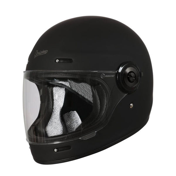 Origine Vega Distinghuished Full Face Motorcycle Helmet Matte Black / XS (53-54cm)