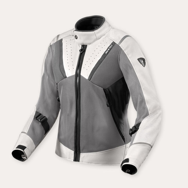 REV'IT! Airwave 4 Ladies Motorcycle Jacket Silver/Anthracite / 34  - Customhoj