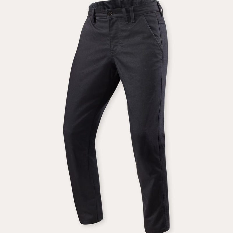 REV'IT! Dean 2 Tapered Motorcycle Chino Pants Black / 28 / 30  - Customhoj