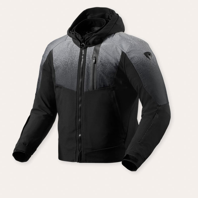REV'IT! Epsilon H2O Motorcycle Jacket Black/Grey / S  - Customhoj