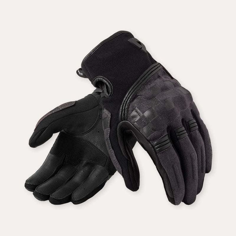 REV'IT! Montford Motorcycle Gloves Black / S  - Customhoj