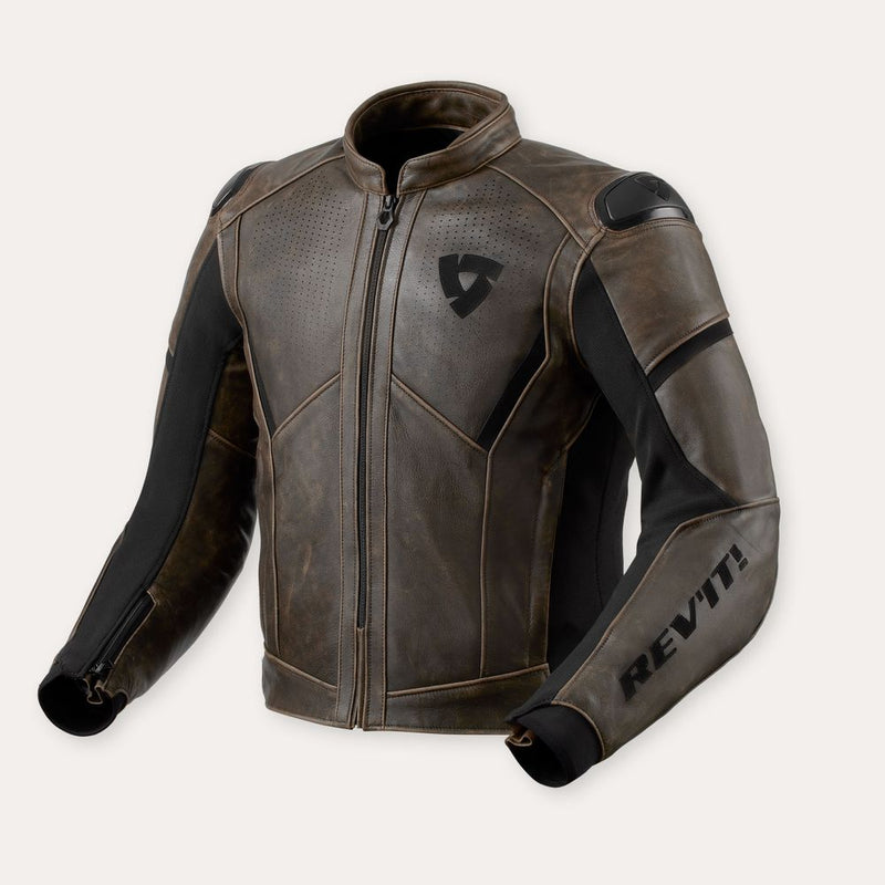 REV'IT! Parallax Motorcycle Jacket Brown / 46  - Customhoj