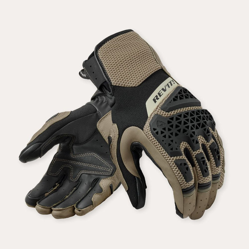 REV'IT! Sand 5 Motorcycle Gloves Sand/Black / S  - Customhoj