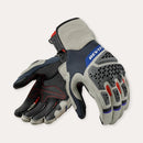 REV'IT! Sand 5 Motorcycle Gloves Silver/Red / S  - Customhoj