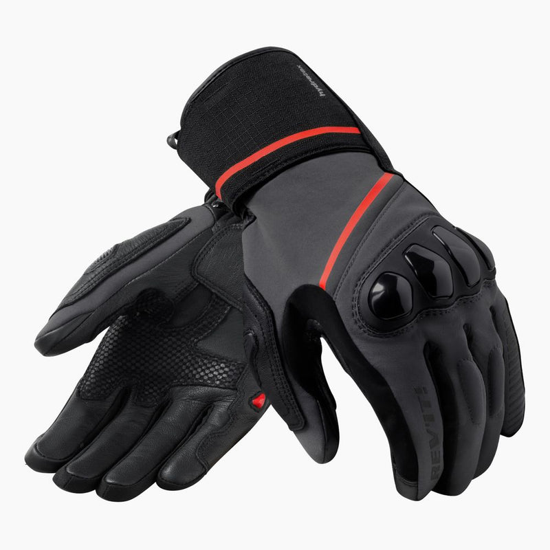 REV'IT! Summit 4 H2O Motorcycle Gloves Black/Grey / S