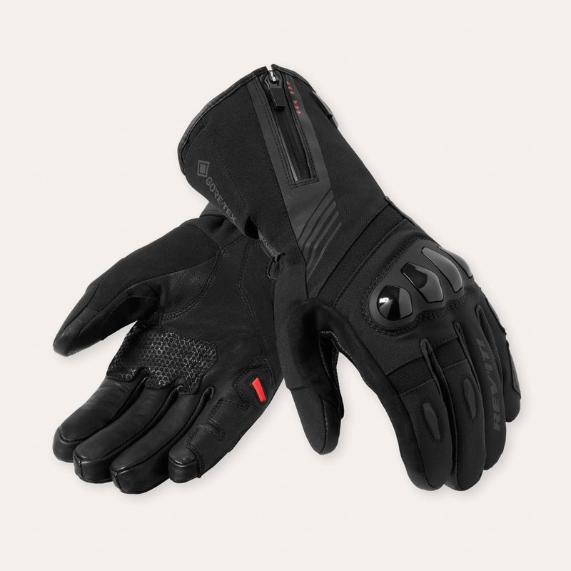 REV'IT! Taurus 2 GTX Motorcycle Gloves Black / S  - Customhoj