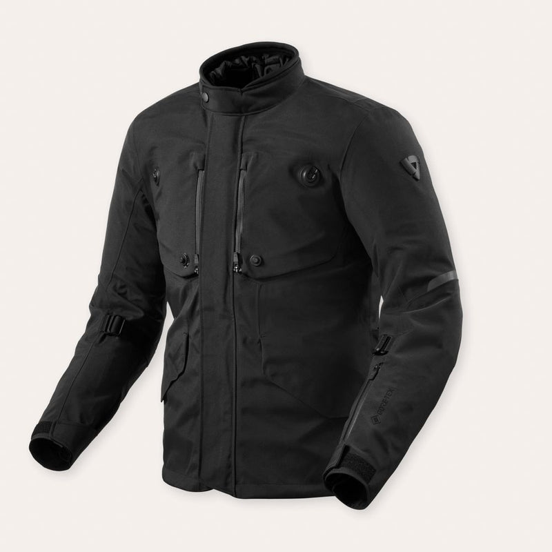 REV'IT! Trench 2 GTX Motorcycle Jacket Black / S  - Customhoj