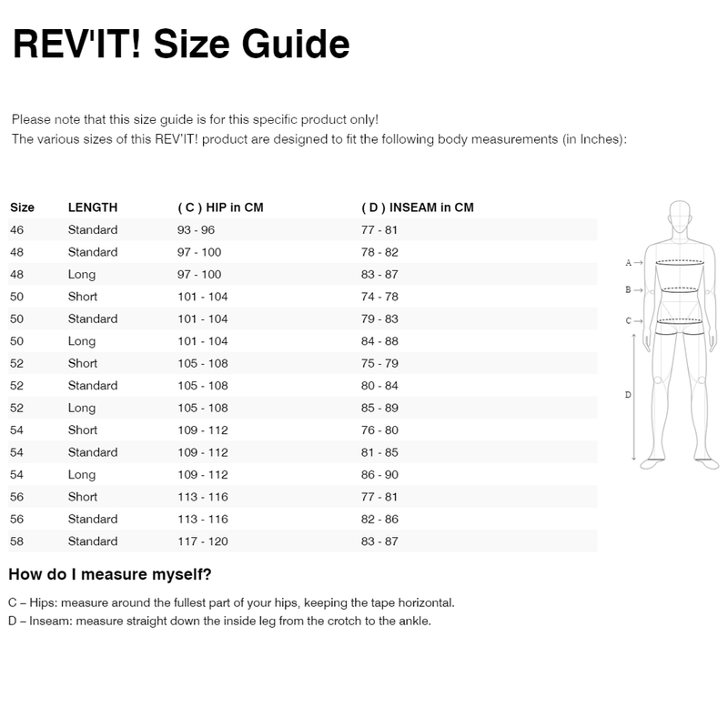 REV'IT! Valve H2O Motorcycle Pants Black