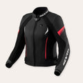 REV'IT! Xena 4 Ladies Motorcycle Jacket Black/Pink / 34  - Customhoj