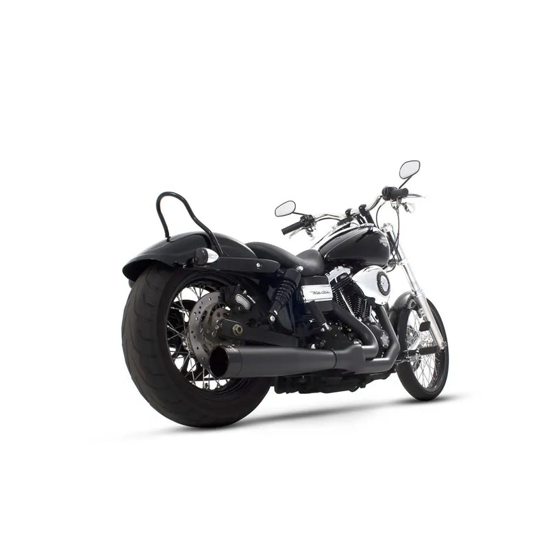 Système d'échappement Rinehart 2-into-1 Black FXD pour Harley