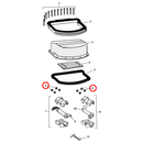 Rocker Box Parts Diagram Exploded View for Harley Panhead 6) 48-65 Panhead. Colony flex nut, rocker arm studs (set of 8). Replaces OEM: 7727