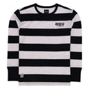 Roeg Ricky Stripe Jersey White/Black / S  - Customhoj