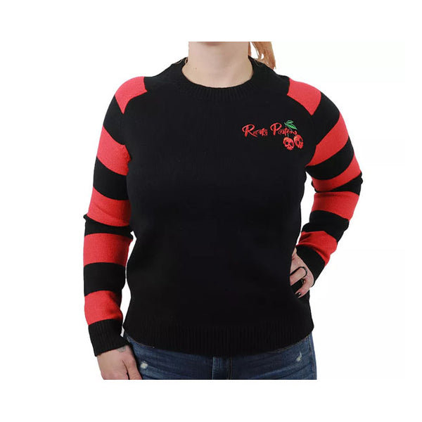 Rusty Pistons Cutter Ladies Sweatshirt Black/Red / XS