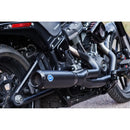 S&S Qualifier Stainless Steel 2-into-1 Exhaust System for Harley 18-24 Softail (excl. FXLRST) / Black  - Customhoj