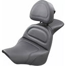 Saddlemen Explorer Touring Motorcycle Seat for Harley 18-24 Softail FLFB / FLFBS / Smooth / With Backrest