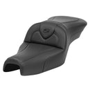 Saddlemen Roadsofa Plain Seat for Harley 04-22 XL Sportster (with 17 liter tank) / Black / Without heating / Without backrest  - Customhoj