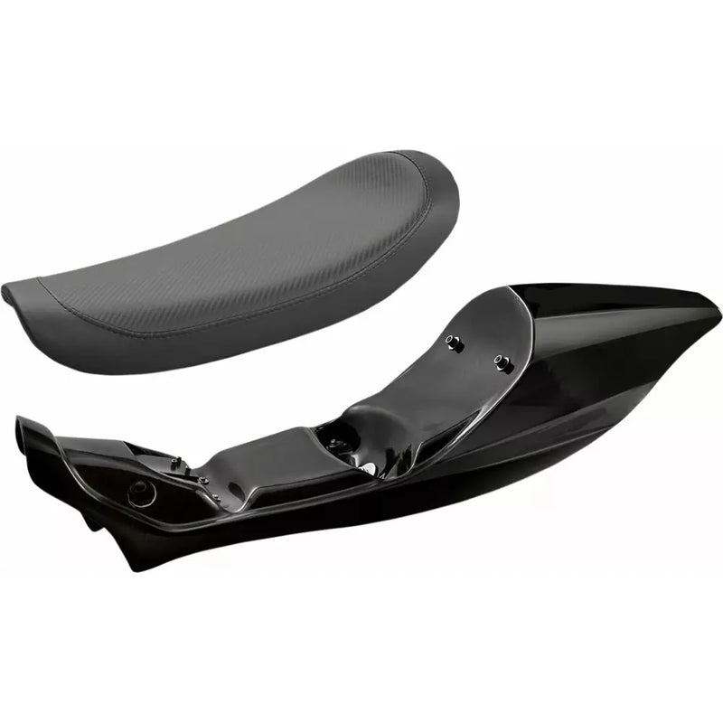 Saddlemen Ronan Seat and Tail kit for Harley 04-22 XL Sportster (with 7.9L tank) / Carbon Fiber