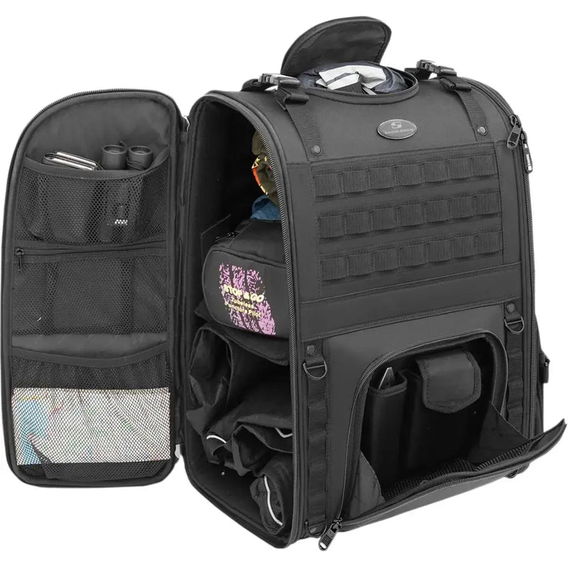 Saddlemen S3500 Tactical Deluxe Sissy Bar Motorcycle Bag  - Customhoj