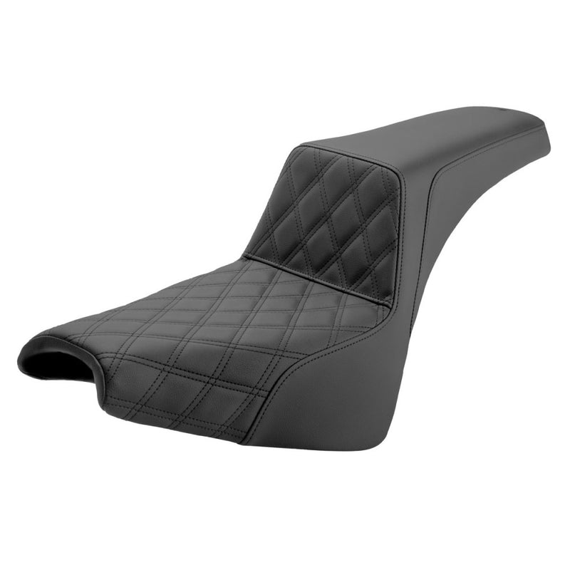 Saddlemen Step-Up Front Lattice Stitch for Harley 18-25 Softail Street Bob / Standard / Black  - Customhoj
