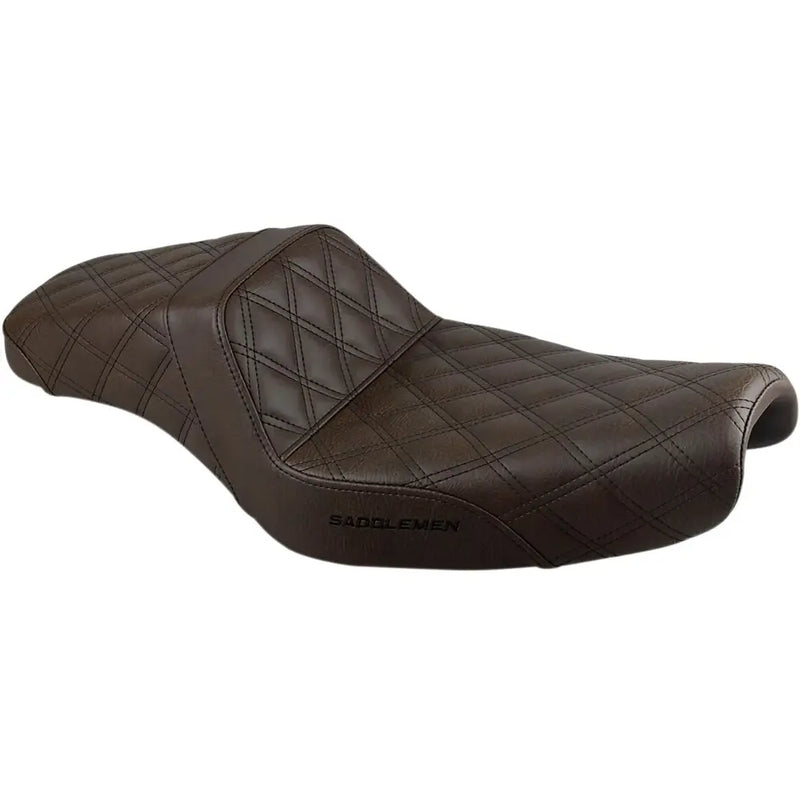 Saddlemen Step-Up Lattice Stitch for Harley 04-22 XL Sportster (with 7.9 / 12.5 liter tank) / Brown / Black  - Customhoj