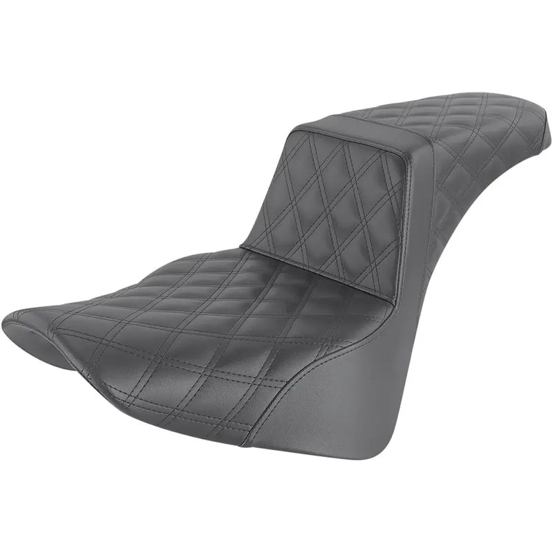 Saddlemen Step-Up Lattice Stitch for Harley 18-25 Softail Deluxe / Heritage / Heritage Classic / Slim / Black  - Customhoj