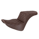 Saddlemen Step-Up Lattice Stitch for Harley 18-25 Softail Deluxe / Heritage / Heritage Classic / Slim / Brown / Black  - Customhoj